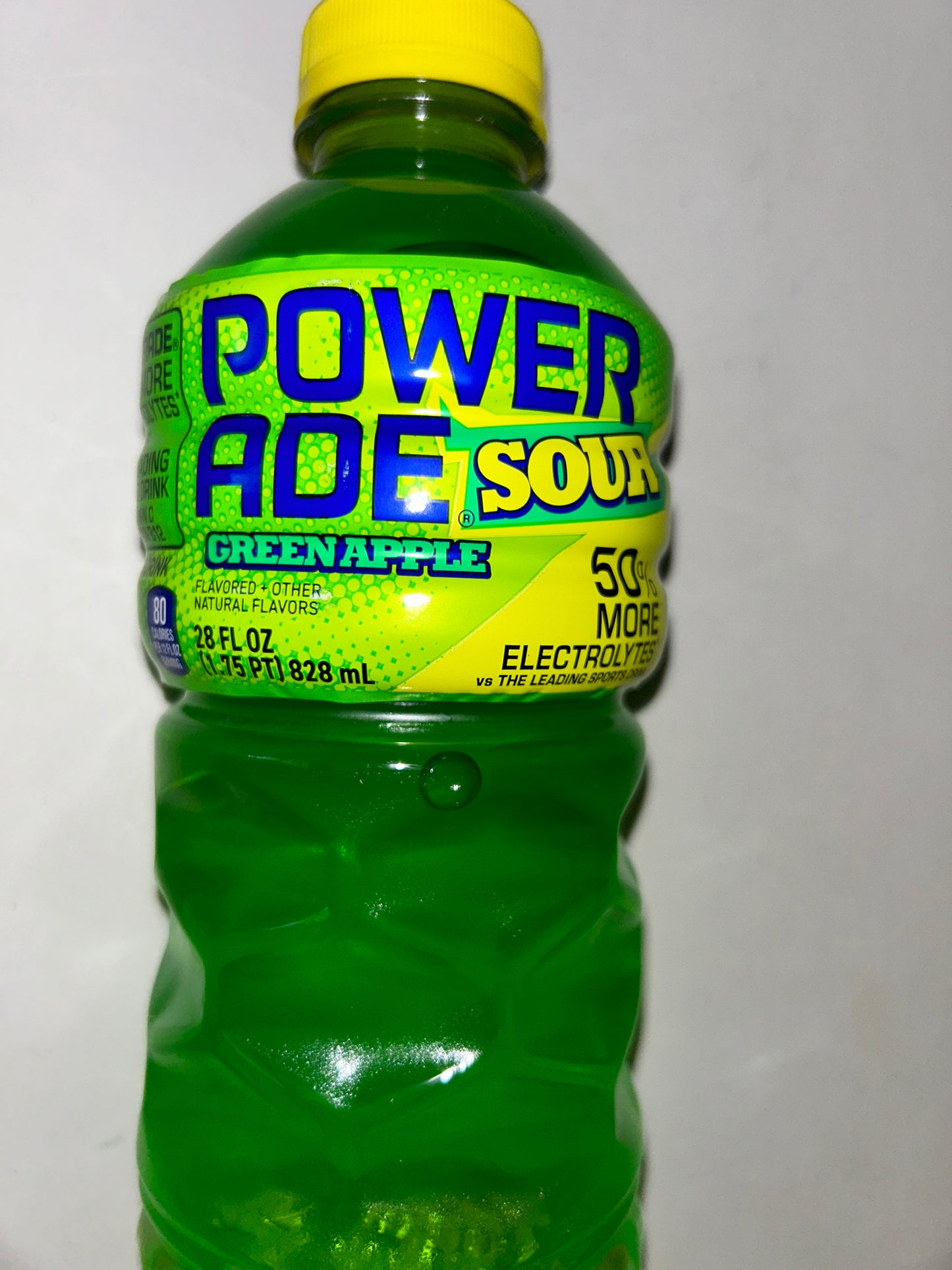 Powerade Green Apple Sour Flavor with Electrolytes