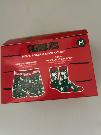 Men’s Boxer & Socks Combo (Peanuts)