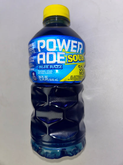 Powerade Blue Raspberry Sour Flavor with Electrolytes