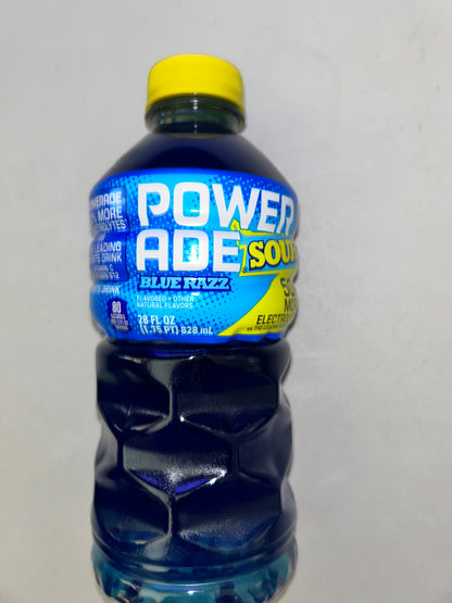 Powerade Blue Raspberry Sour Flavor with Electrolytes