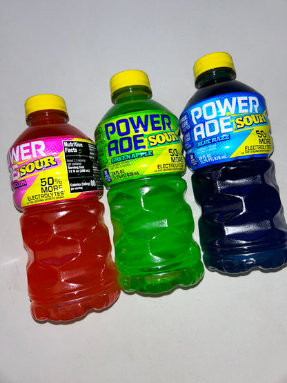 Powerade Blue Raspberry Sour Flavor with Electrolytes