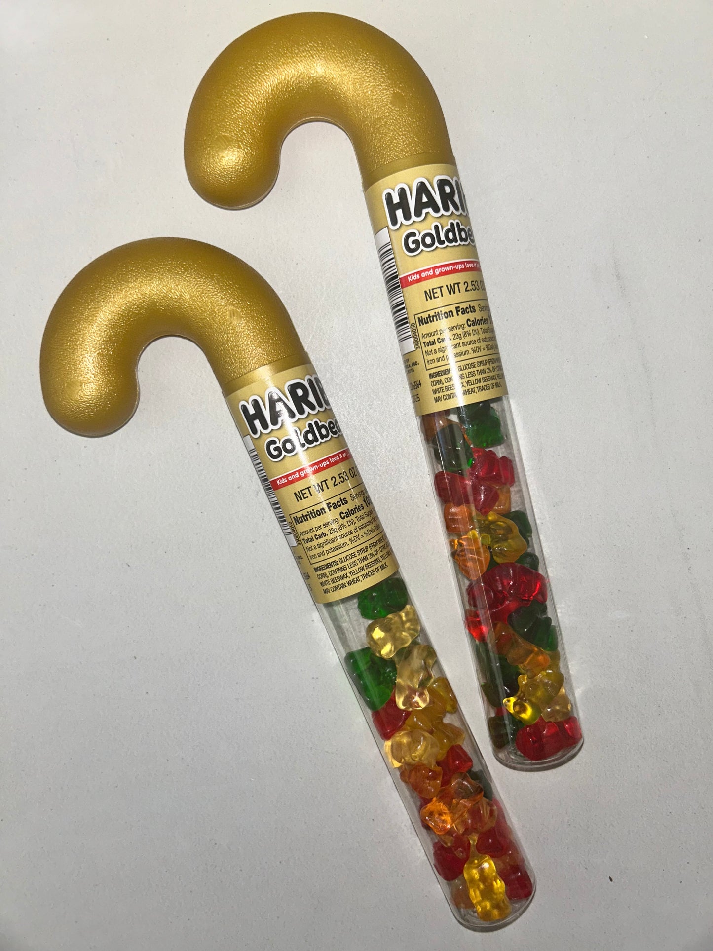 HARIBO GoldBears Christmas Candy Cane Stocking Stuffers