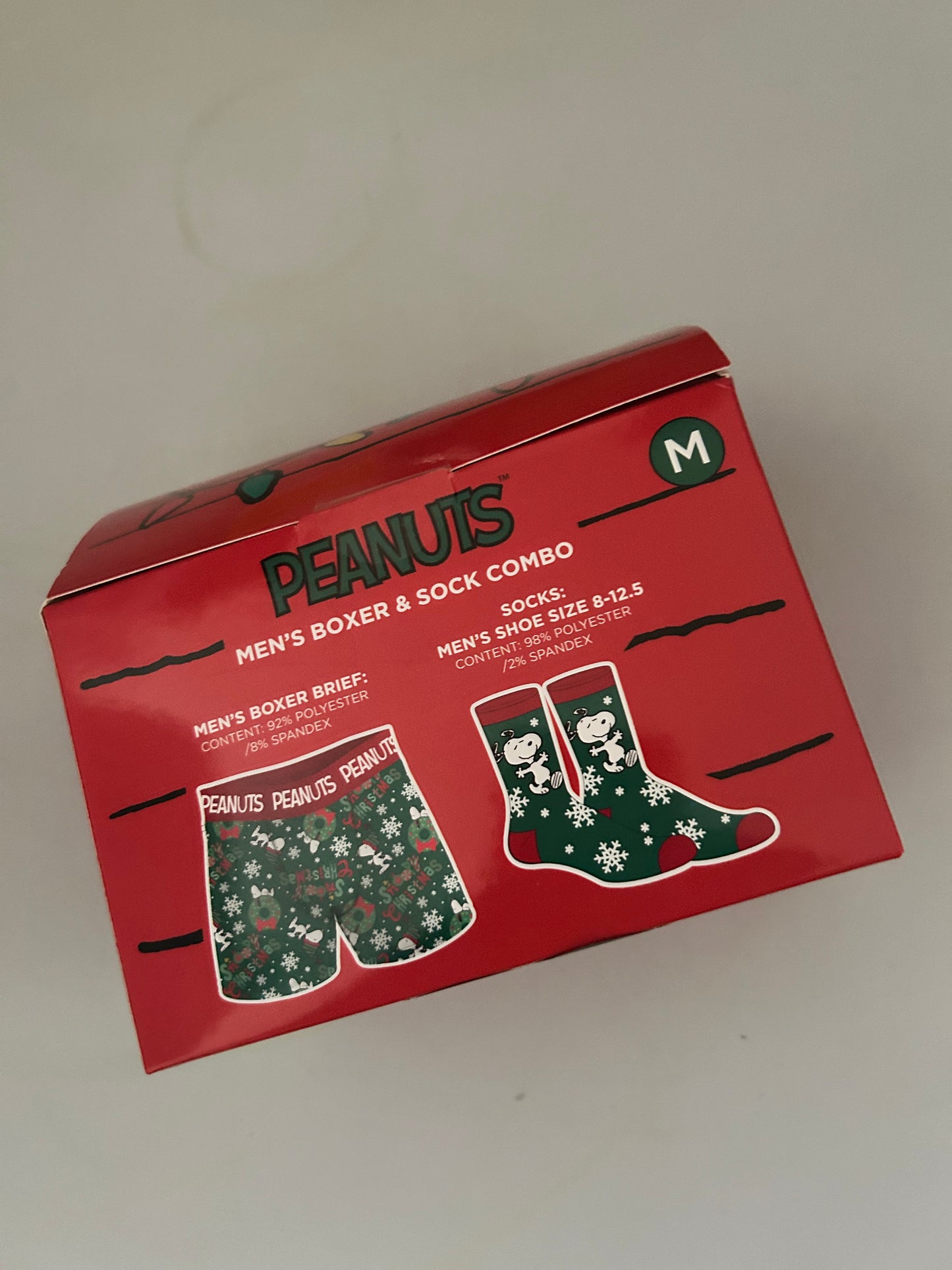 Men’s Boxer & Socks Combo (Peanuts)