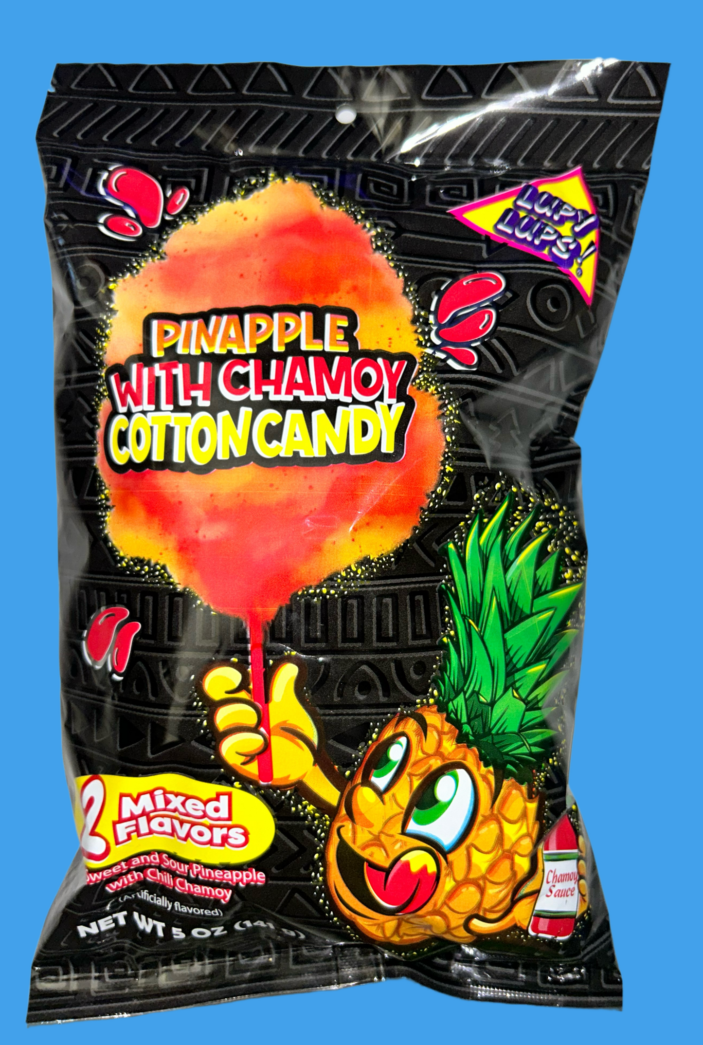 Sweet N Tangy Cotton Candy Pineapple or Pickle with Chamoy Flavor (New)