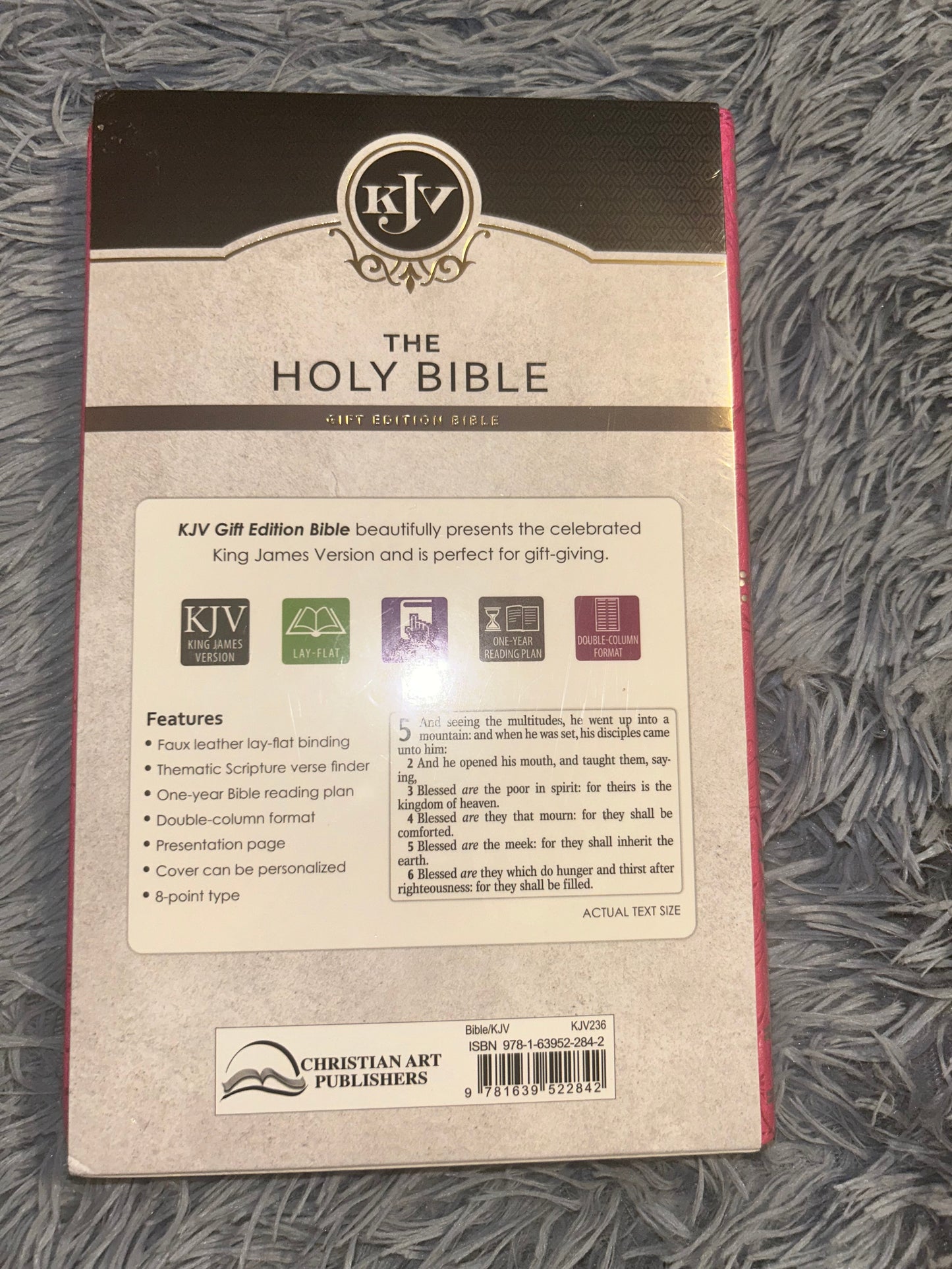 KJV The Holy Bible Pink (Gift Edition Bible)