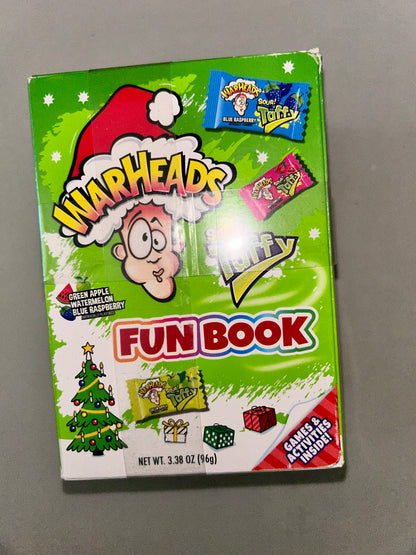 Warheads Funbook Christmas Stocking Stuffers!