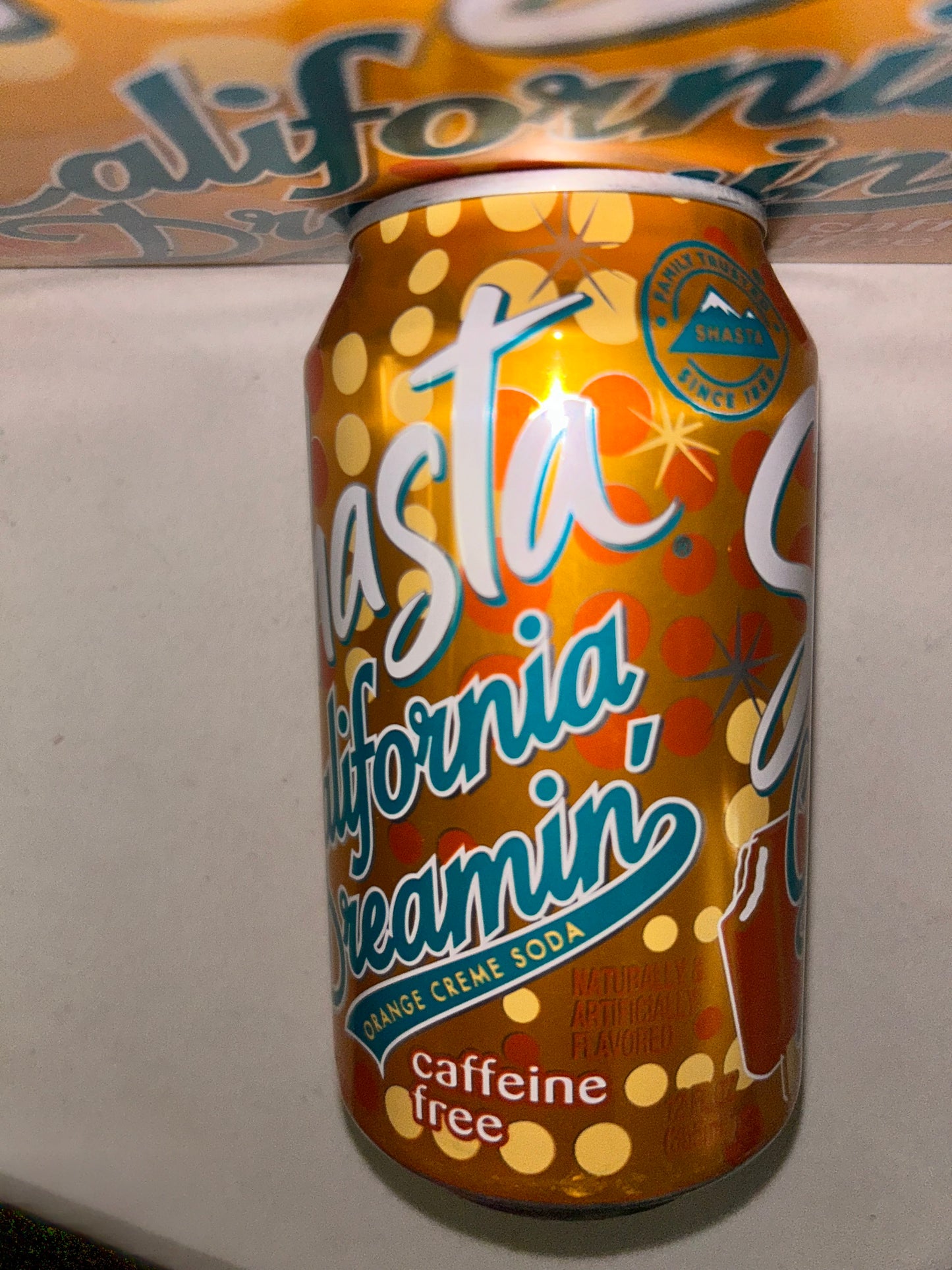 Shasta Orange Cream Pop or Pineapple Pop Nostalgic Drinks