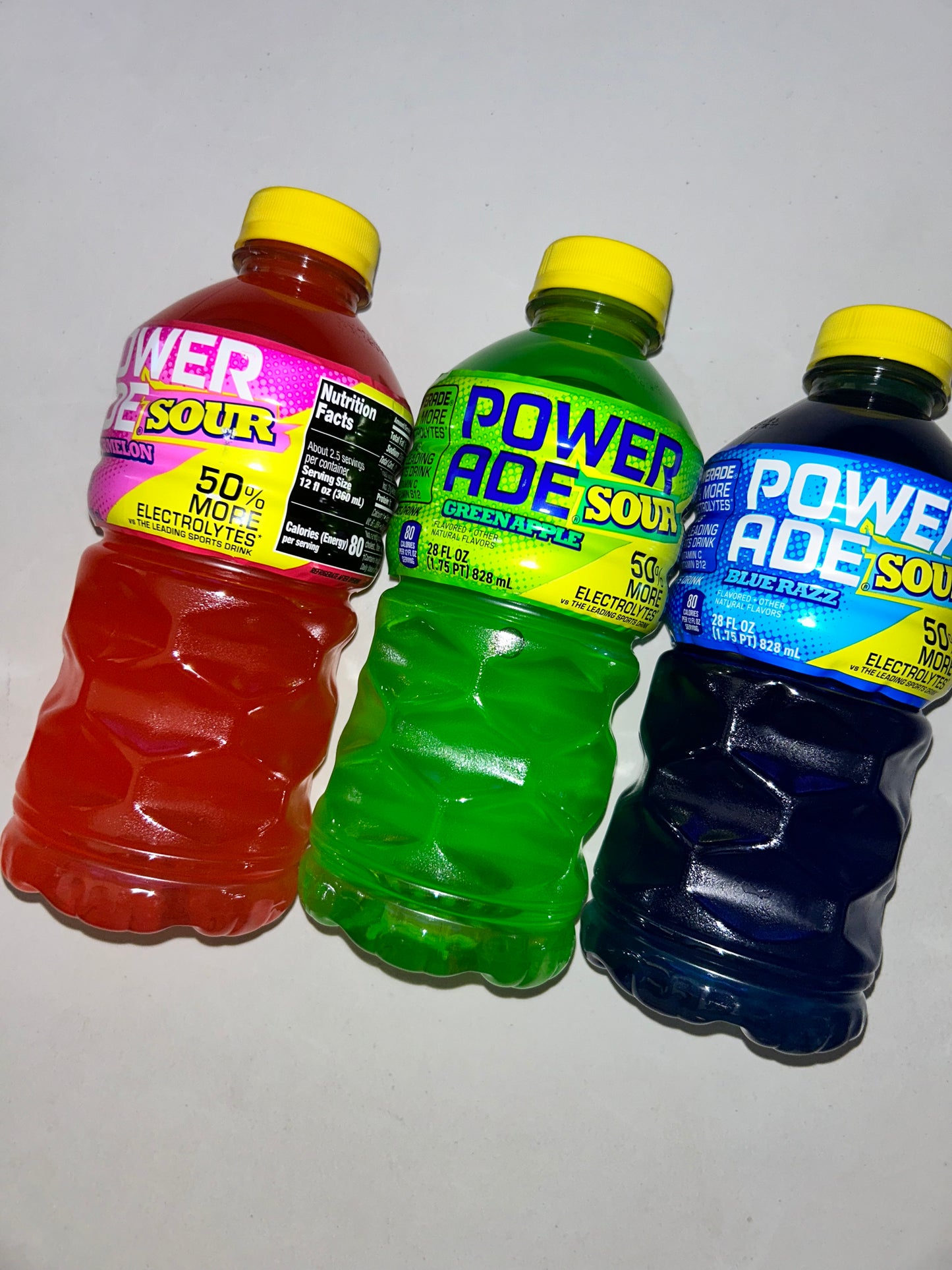 Powerade Blue Raspberry Sour Flavor with Electrolytes