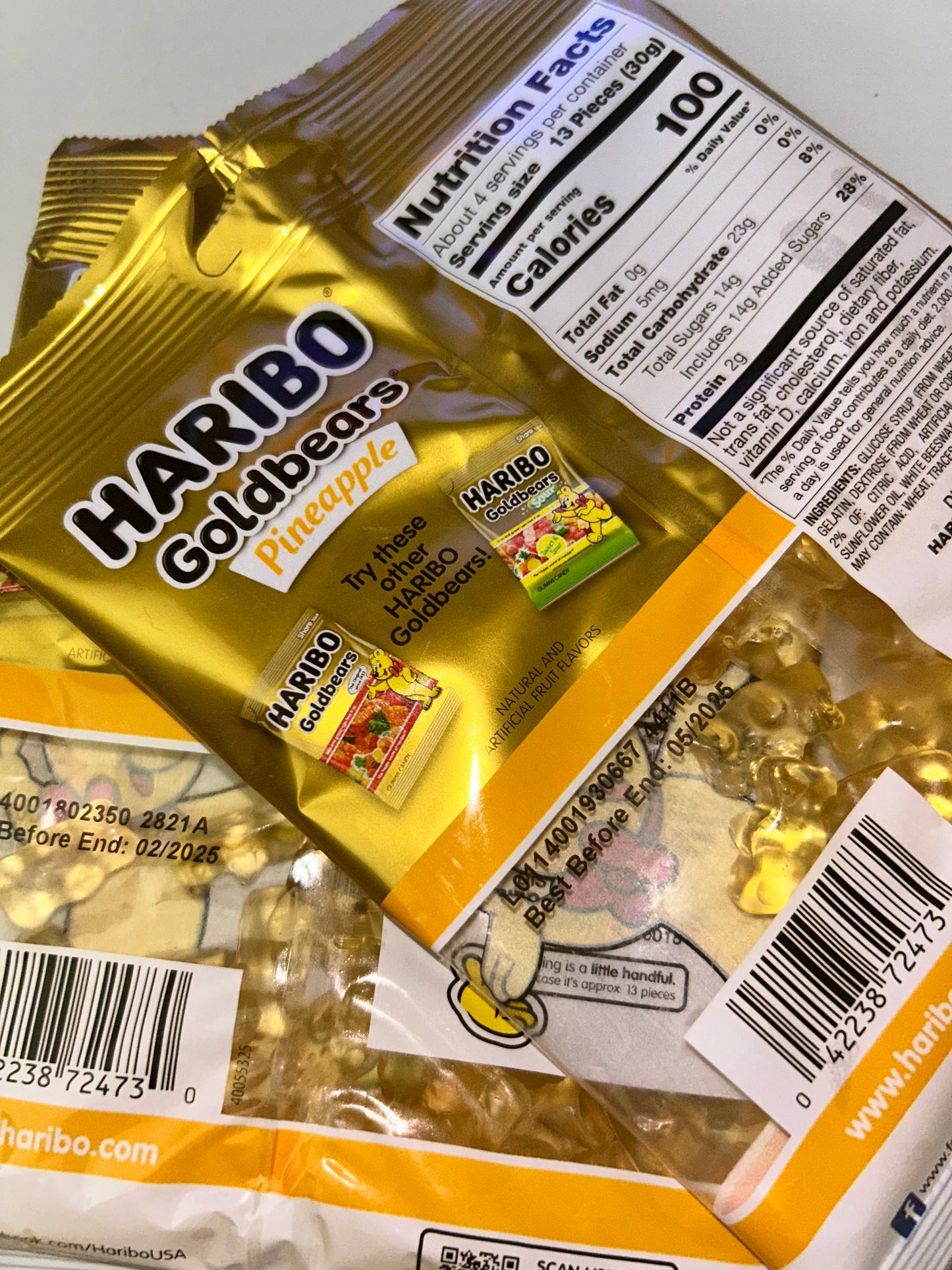 Haribo Goldbears Limited Edition Pineapple Share Pak