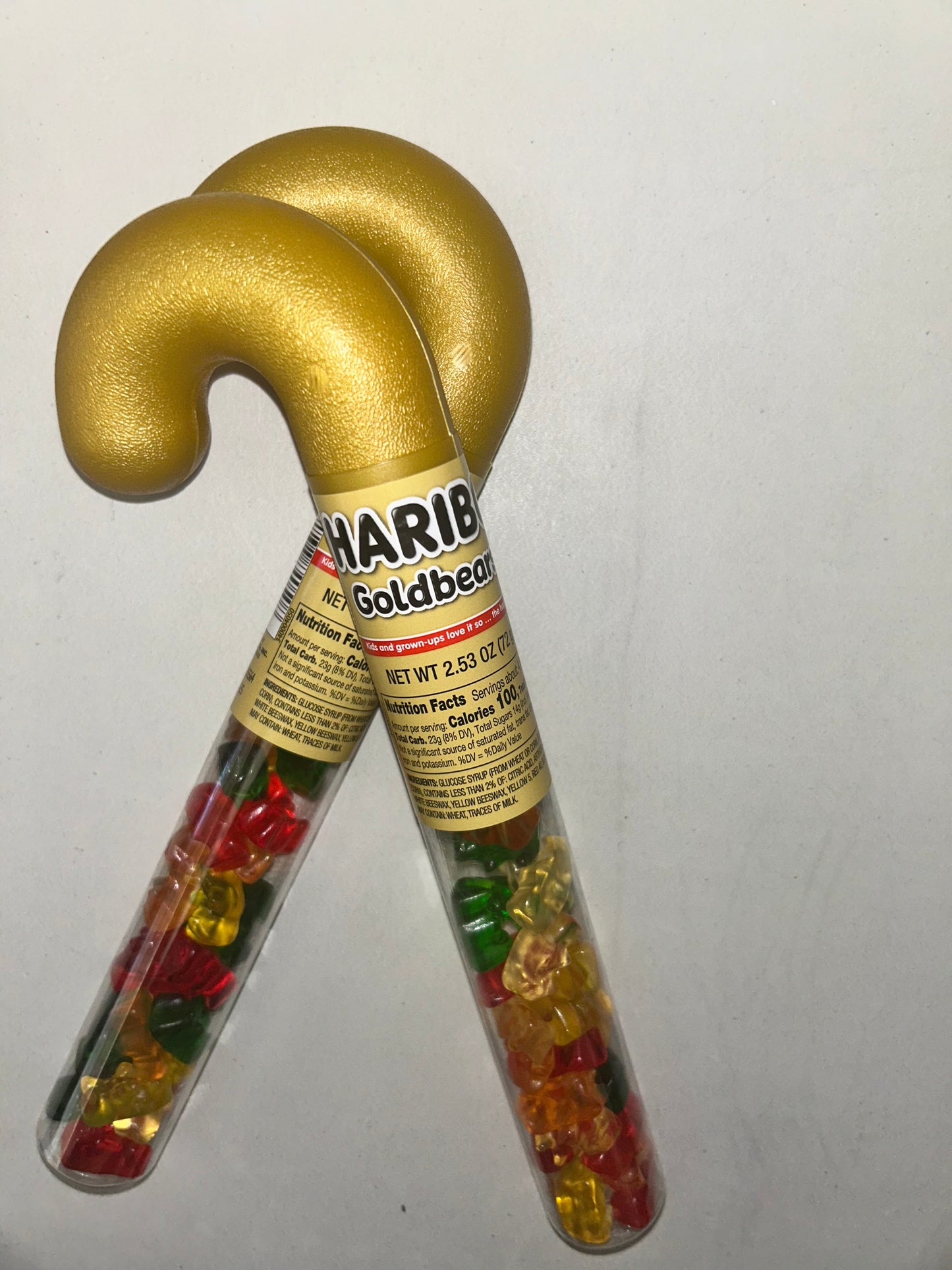 HARIBO GoldBears Christmas Candy Cane Stocking Stuffers