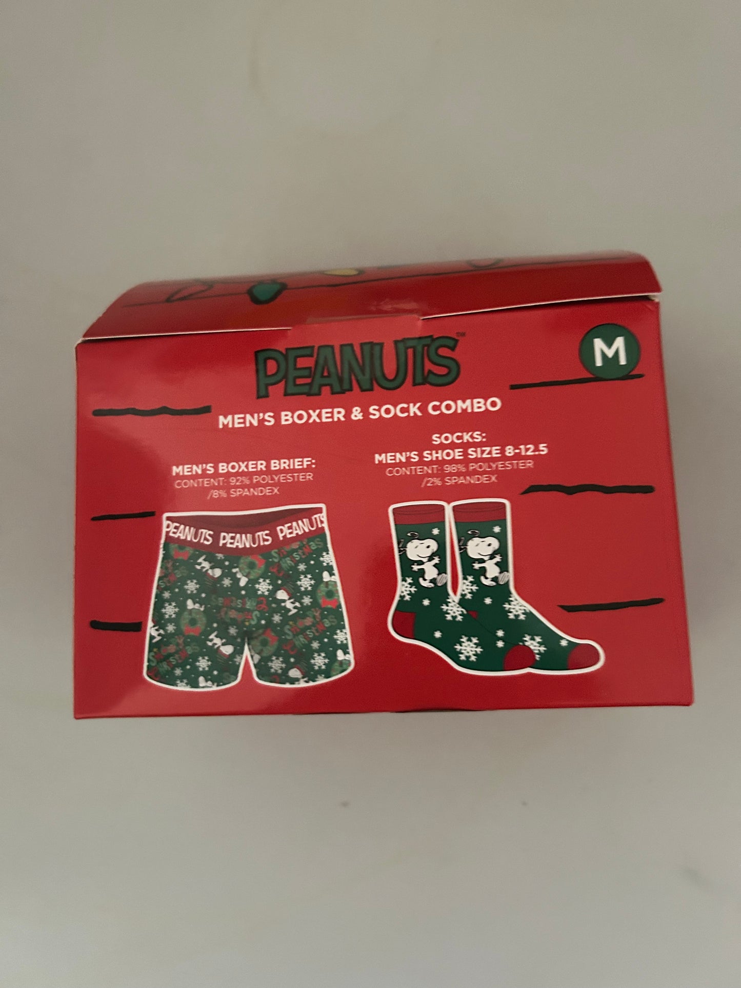 Men’s Boxer & Socks Combo (Peanuts)