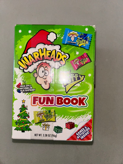 Warheads Funbook Christmas Stocking Stuffers!