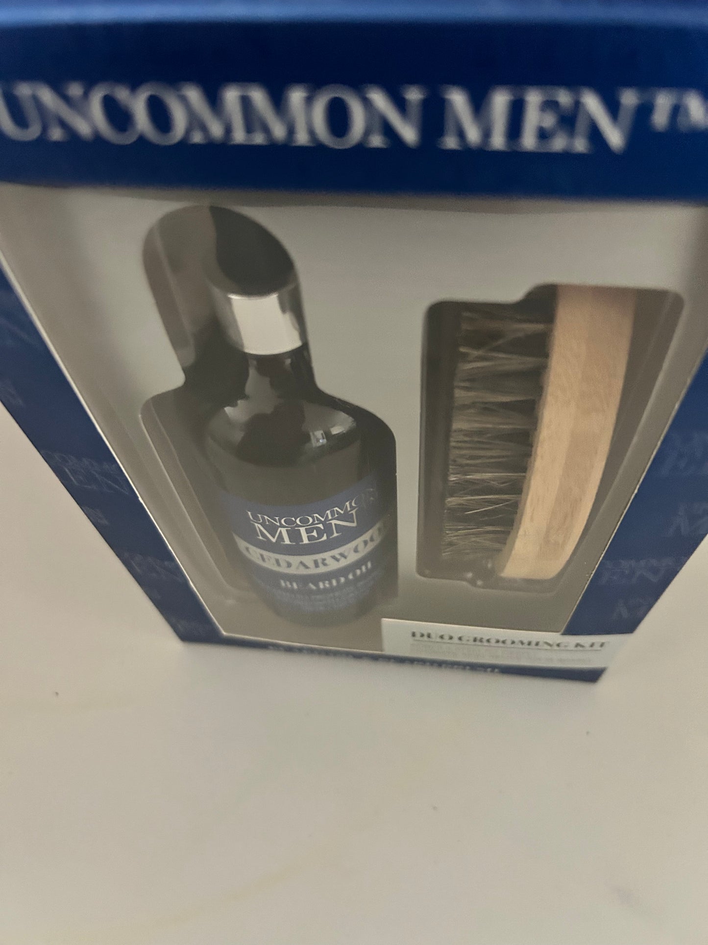 Men’s Duo Grooming Kit Beard Oil with Brush