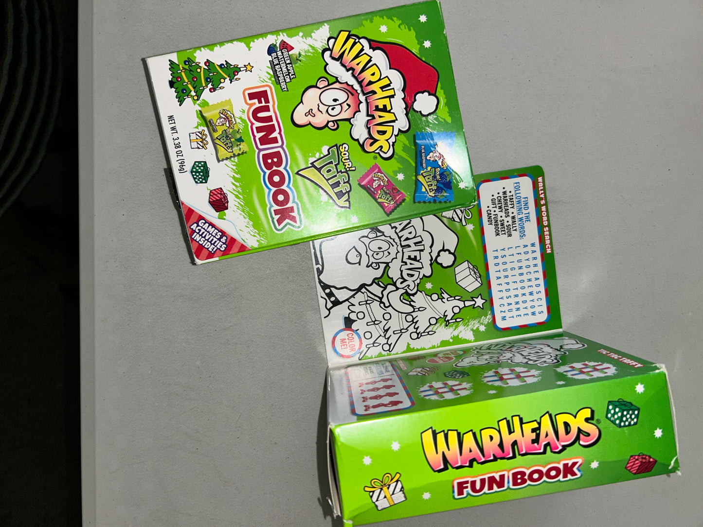 Warheads Funbook Christmas Stocking Stuffers!