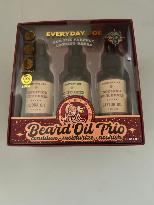 Beard Oil Trio Set for Men