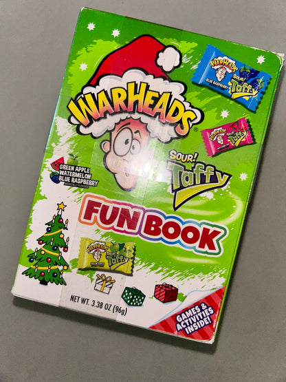 Warheads Funbook Christmas Stocking Stuffers!