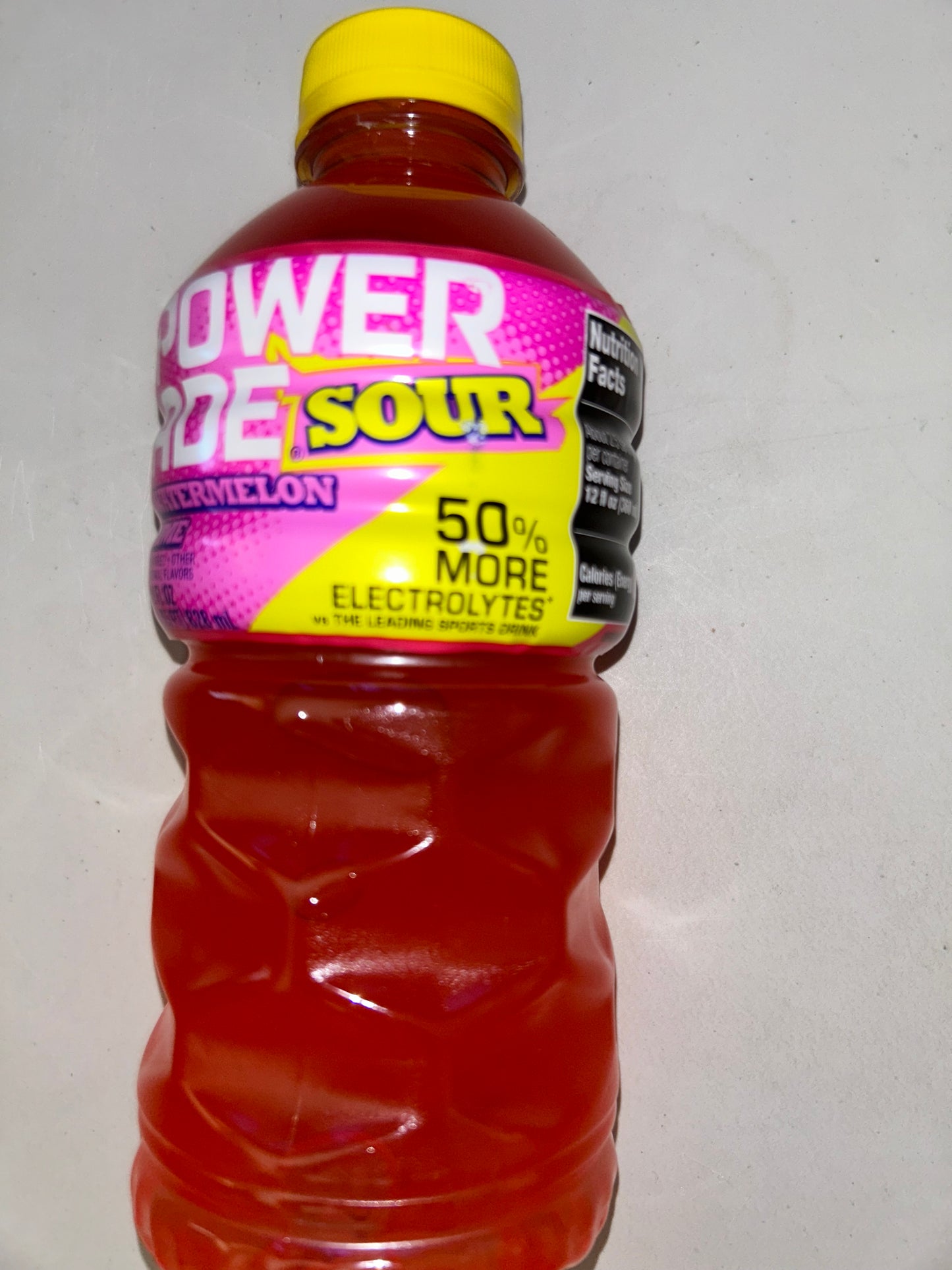 Powerade Watermelon Lime Sour Flavor with Electrolytes