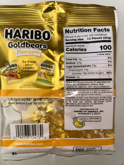 Haribo Goldbears Limited Edition Pineapple Share Pak