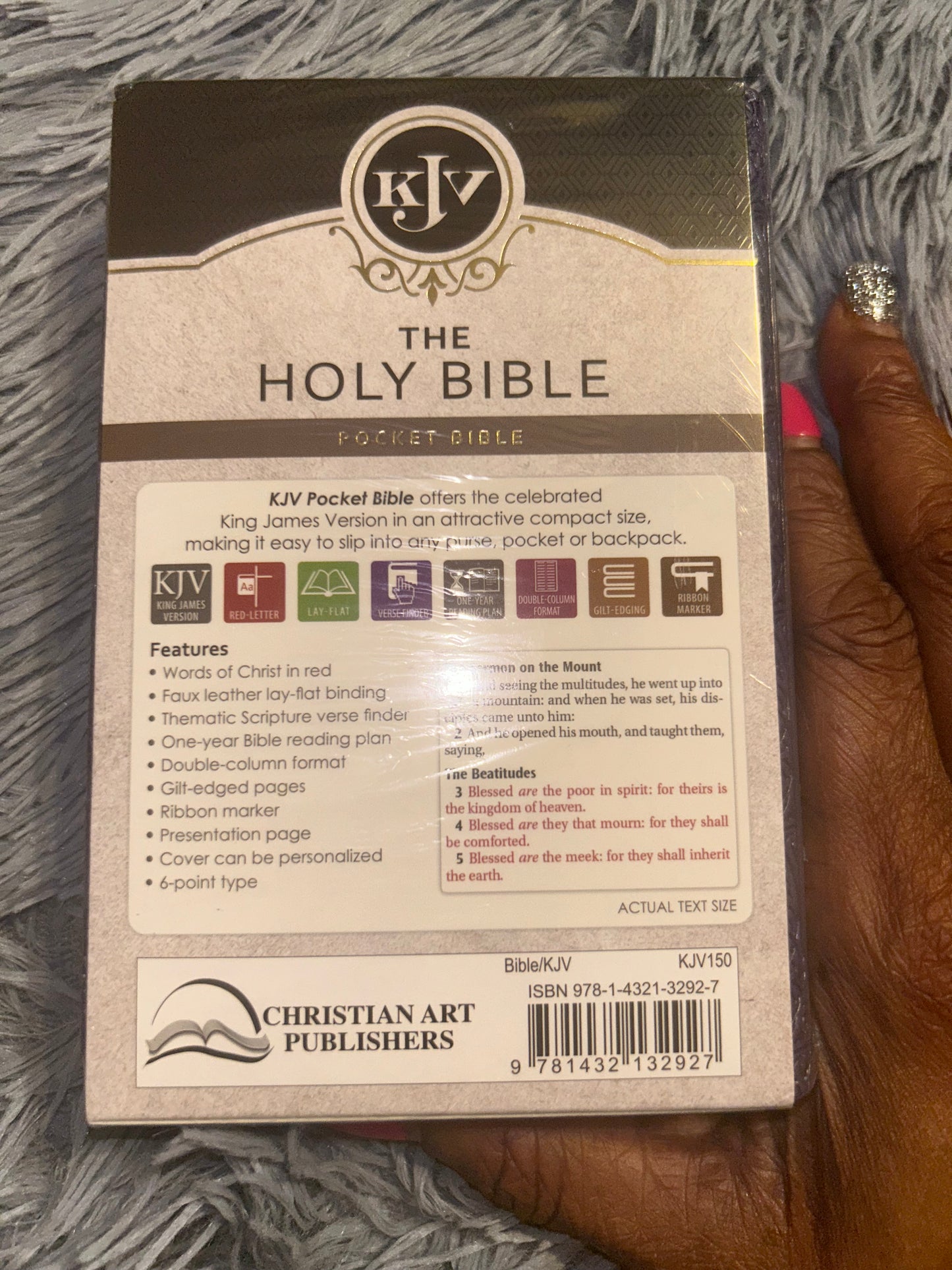 KJV The Holy Bible (Pocket Bible) Purple